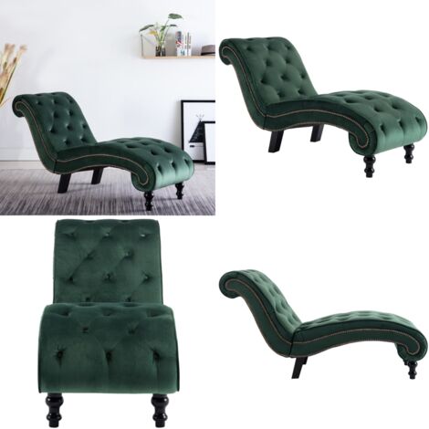 Diván de terciopelo verde - Diván de terciopelo - Sofá de terciopelo