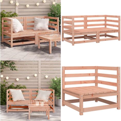 Divani Angolari Giardino 2pz 70x70x67cm Legno Massello Douglas - Divano angolare - Legno massello