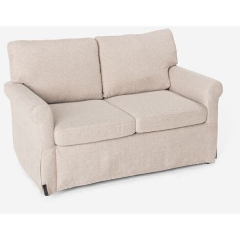 MODUS SOFÀ Divano 2 posti design classico moderno per salotti e soggiorni in tessuto Epoque - Beige