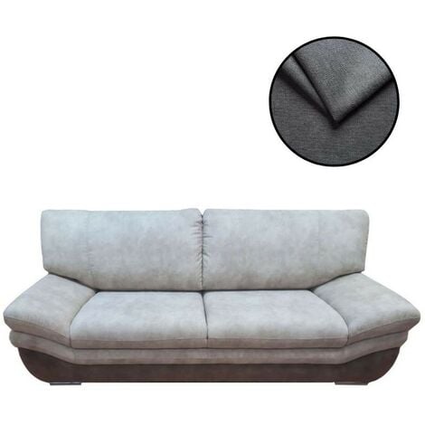 Divano 2 posti Magonza 195 colore grigio cenere Lux Ash 23