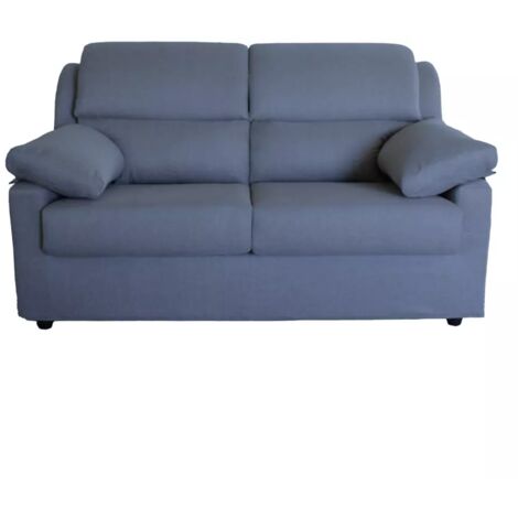 divano 2 posti maxi bellahome "firenze" avio tessuto sfoderabile e antimacchia, 170x95x93 cm