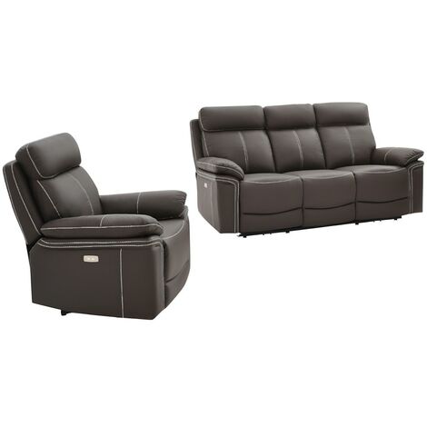 Poltrona relax elettrica Valentina,poltrona con schienale alto 110 cm. SOFA  CLUB DIVANI Treviso