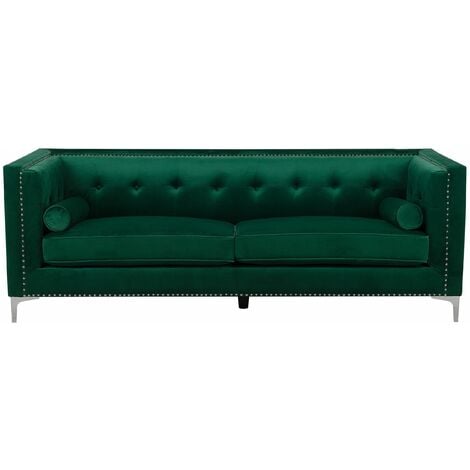 Divano 3 posti verde smeraldo Avaldsenes
