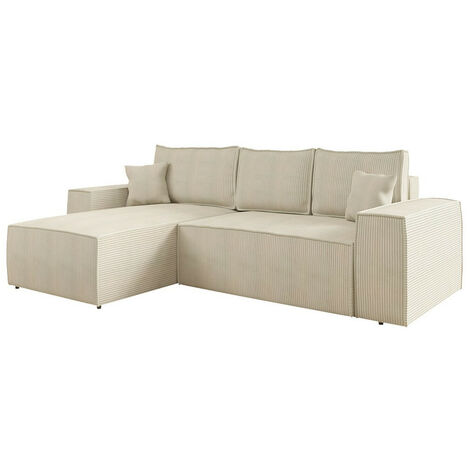 Divano angolare Clovis 108, Poso 100, Con, 279x174x94cm, 0