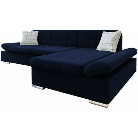 Divano angolare Comfivo 219, Magic Velvet 2216 + Senegal 818, Senza, 278x161x76cm, 0
