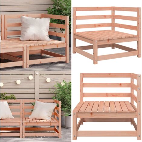 Divano Angolare da Giardino 70x70x67 cm Legno Massello Douglas - Divano angolare - Legno massello