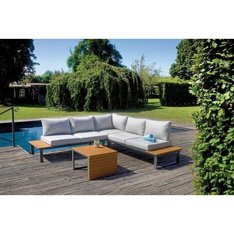 Admiral - Salotto da giardino angolare 8 posti – BIA Home & Garden