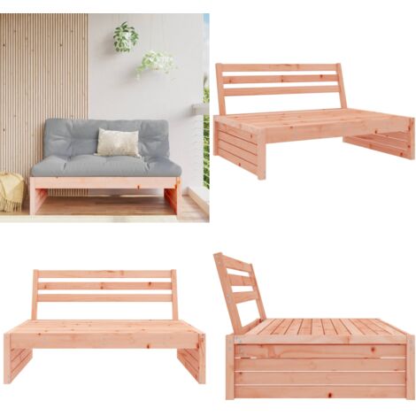 Divano Centrale Giardino 120x80cm Legno Massello Douglas - Divano in legno - Divano da esterno