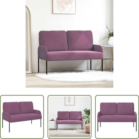 Divano con cuscino -  Divani con cuscino 110cm Viola Legno compensato