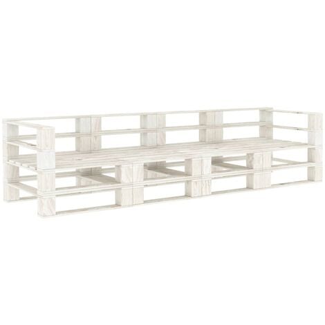 Divano pallet bianco