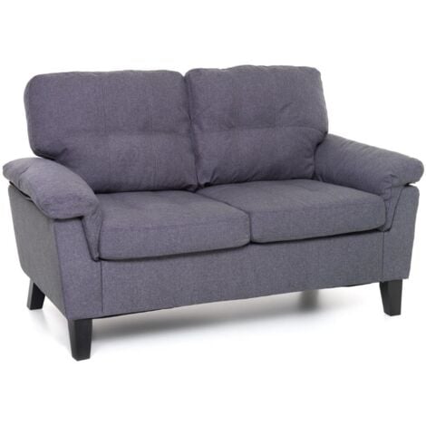 SALMAR DIVANO DENVER IN TESSUTO DA 2 POSTI COLORE BLU 145X78X95H CM M0694-02