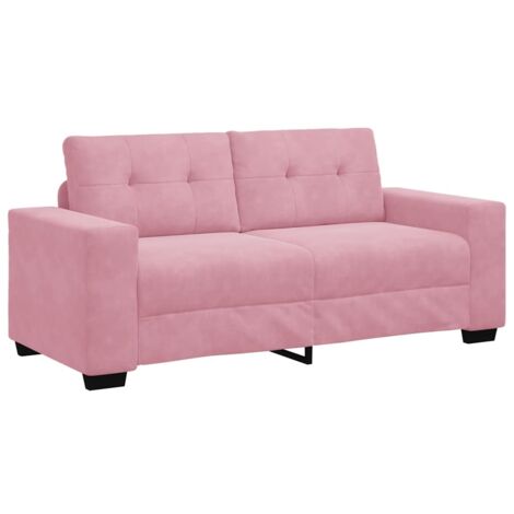 Divano Divanetto Rosa 140 cm in Velluto vidaXL