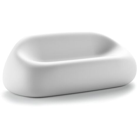 DIVANO GUMBALL POLIETILENE 165X88X66H BIANCO USO ESTERNO EURO3PLAST