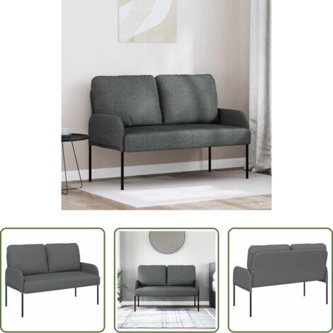 Divano in legno compensato -  Divani con cuscino 110cm Grigio scuro Legno compensato
