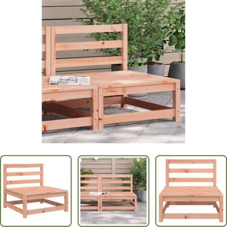Divano in legno -  Divano Giardino Senza Braccioli 70x70x67 cm Massello Douglas