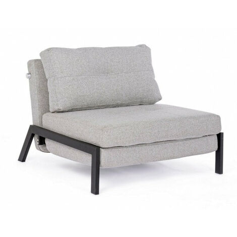 Divano Letto 1 Ripiano Hayden Beige in Tessuto