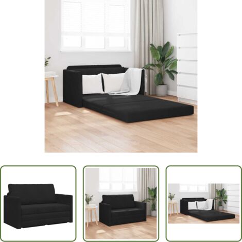 Divano letto 110 cm -  Divano letto 110cm Nero Velluto