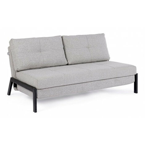 Divano Letto 2 Ripiani Hayden Beige in Tessuto