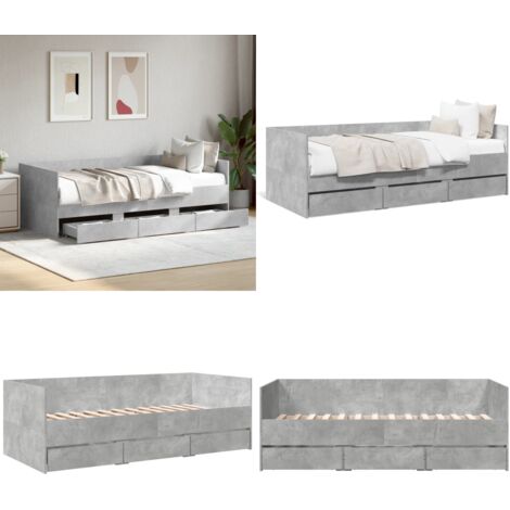 Divano Letto con Cassetti senza Materasso 75x190 cm - Cassetti letto - Letto da giorno