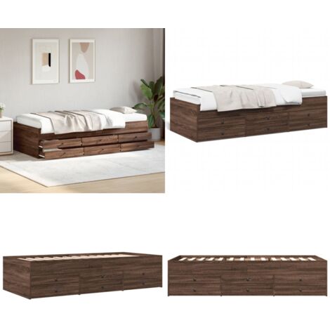 Divano Letto con Cassetti senza Materasso 75x190 cm - Letto da giorno - Cassetti