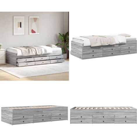 Divano Letto con Cassetti senza Materasso 75x190 cm - Letto da giorno - Cassetti letto