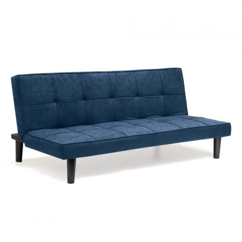 Divano Letto Design In Tessuto 2 Posti Per Casa E Ufficio Giada Blu