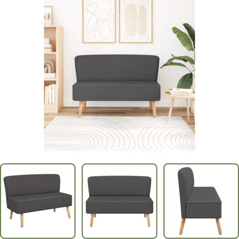 Divano letto -  Divano in Tessuto 117x55,5x77 cm Grigio Scuro