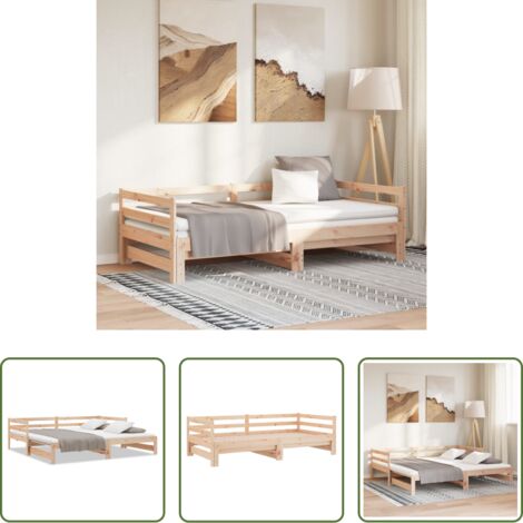 Divano letto estraibile -  Lettino Estraibile senza Materasso 90x190 cm