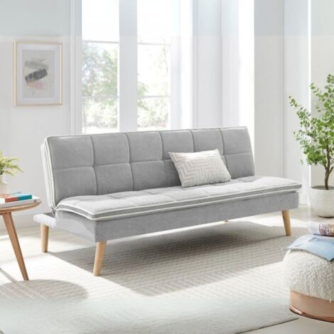Divano letto Lunaria 3 posti colore grigio chiaro 22AQ11-25