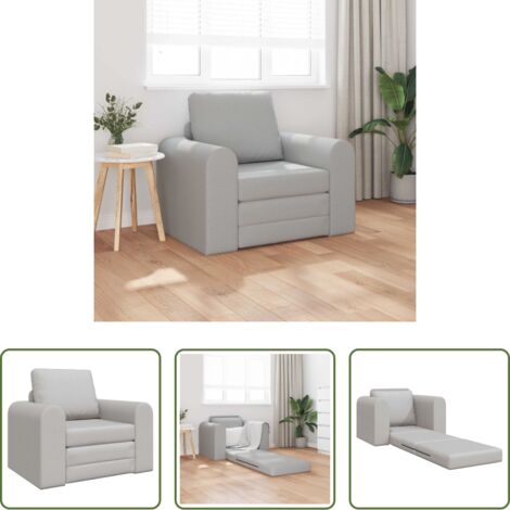Divano letto moderno -  Divano letto Grigio Nuvola 98 x 71 x 83 cm Tessuto