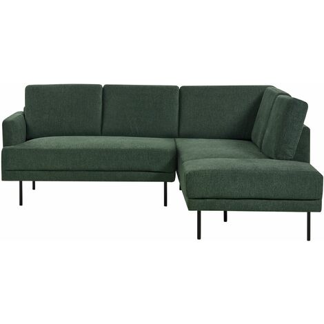 HOMCOM Divano 2 Posti Seduta Imbottita Schienale e Braccioli, Arredamento  Soggiorno, Sala, Ufficio, Verde, 124x73x76cm Braccioli Schienale