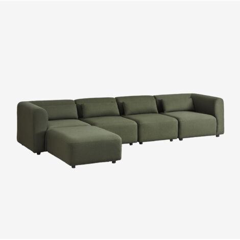 Divano modulare a 4 pezzi con pouf Fogler SKLUM            