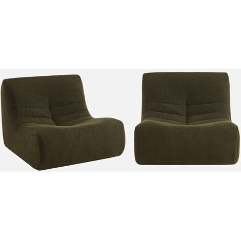 Divano modulare boucle, 2 posti