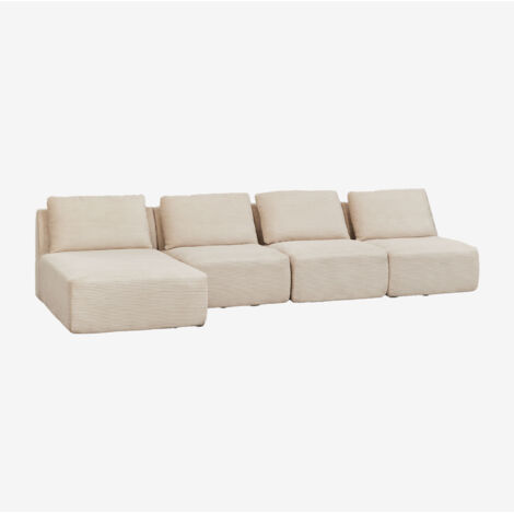 Chaise Longue Sinistra In Velluto Nero Con Piedi Metallo Oro E Due Cuscini, 171x79x63 Cm