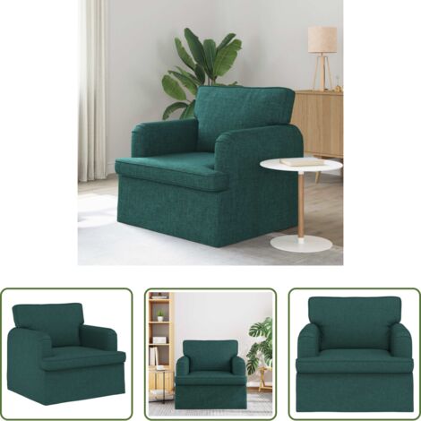 Divano modulare -  Divano Verde Scuro 84 x 80 x 85 cm Tessuto