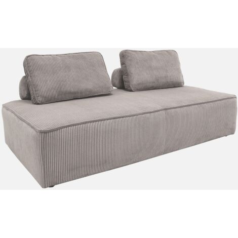 Divano modulare velluto, 2 posti