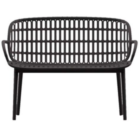 DIVANO POSITANO BAMBOO 113X61,5X8 ANTRACITE