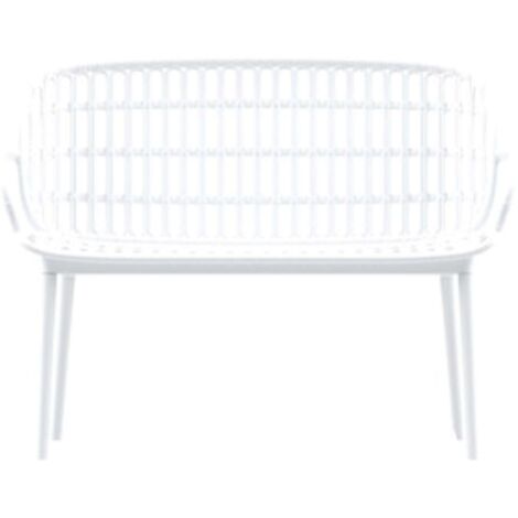 DIVANO POSITANO BAMBOO 113X61,5X8 BIANCO
