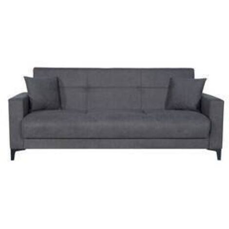 DIVANO PRONTO LETTO BRAVO 3P BACOS GRIGIO