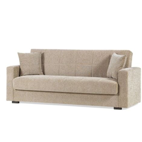 DIVANO PRONTO LETTO NORA 3P LUMOS BEIGE