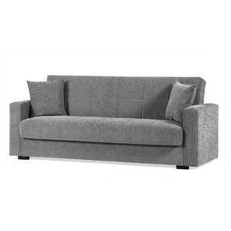 DIVANO PRONTO LETTO NORA 3P LUMOS GRIGIO