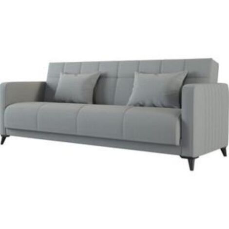DIVANO PRONTOLETTO IRIS EX DUBLIN 3STR GRIGIO CHIARO