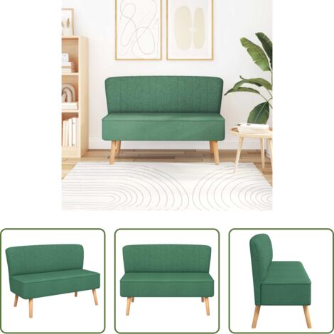 Divano verde -  Divano in Stoffa 117x55,5x77 cm Verde