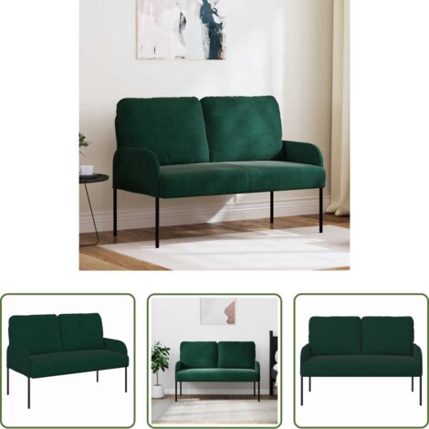 Divano verde scuro -  Divani con cuscino 110cm Verde Scuro Legno compensato