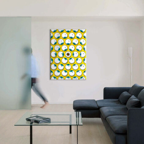 Diversity - Eyes - Quadro stampato su Canvas e montato su telaio in legno - Misura: 100x140 cm