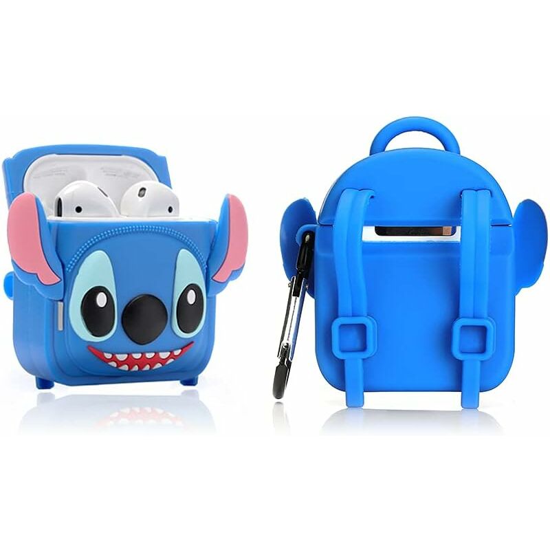 Divertente Airpods Zaino Custodia con Cute Cartoon...