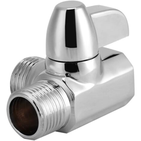 diviseur De Douche  3 Voies G1/2 "diviseur De Douche En Cuivre Pais Accessoires De Douche De Salle De Bain Tuyau D'eau Vanne Triangulaire Vanne D'