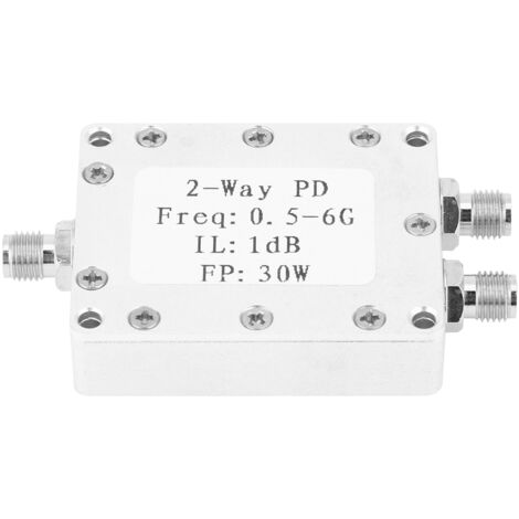 Diviseur de Signal RF 2 Voies 30W, Module de Distribution 0.5-6GHz