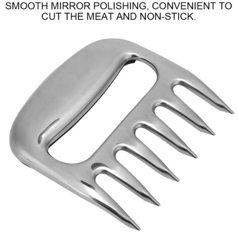 Diviseur de Viande en Acier Inoxydable + Agrafe de Cuisson BBQ + Claw-Shaped Cutter Splitter + Modèle Turkey
