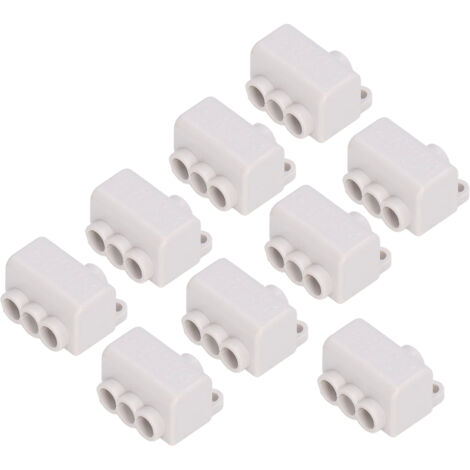 Diviseur en T Haute Intensité 9 Pièces, Connecteur Antiflamme 400V 60A pour Câbles Électriques